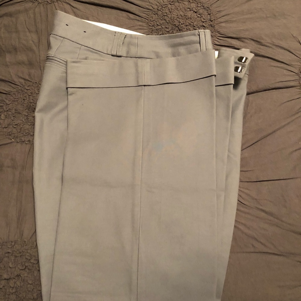 Gray slacks